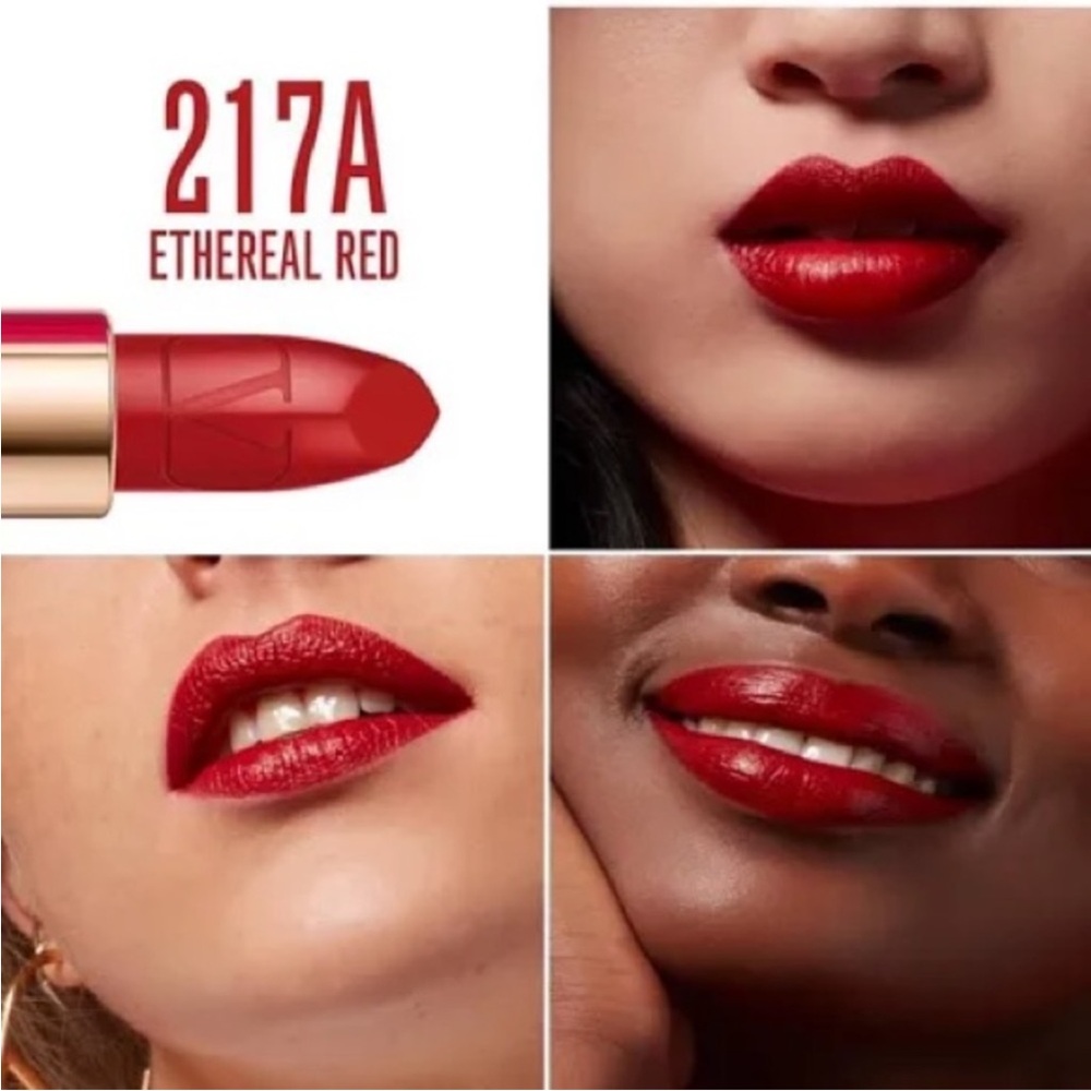 Valentino Minirosso Satin Lipstick - 217A Ethereal Red - Picture 2 of 2